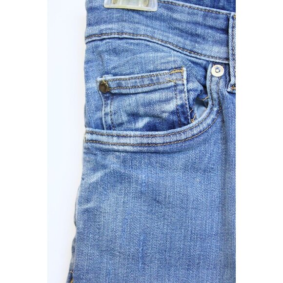 4 Skinny Jeans Lot s 28/30 Teen Blue Black Ripped Stretch Mid Rise Casual Rue 21 - Picture 9 of 16